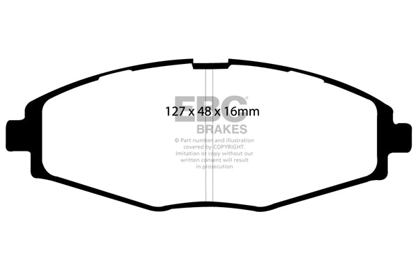 EBC Brakes Brake Pad - UD1212