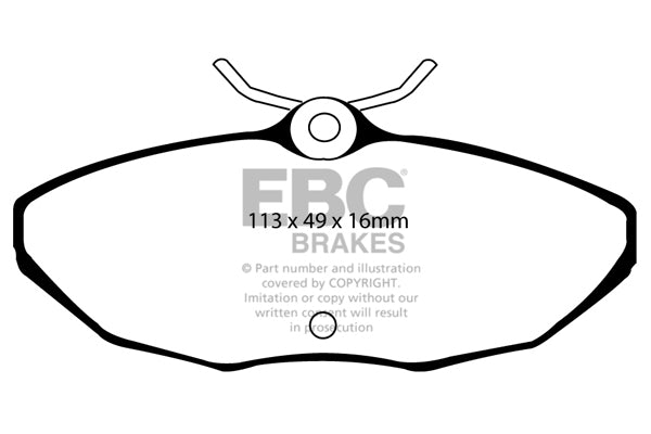 EBC Brakes Brake Pad - DP31221C