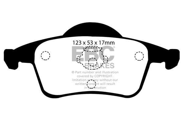 EBC Brakes Brake Pad - DP41231R
