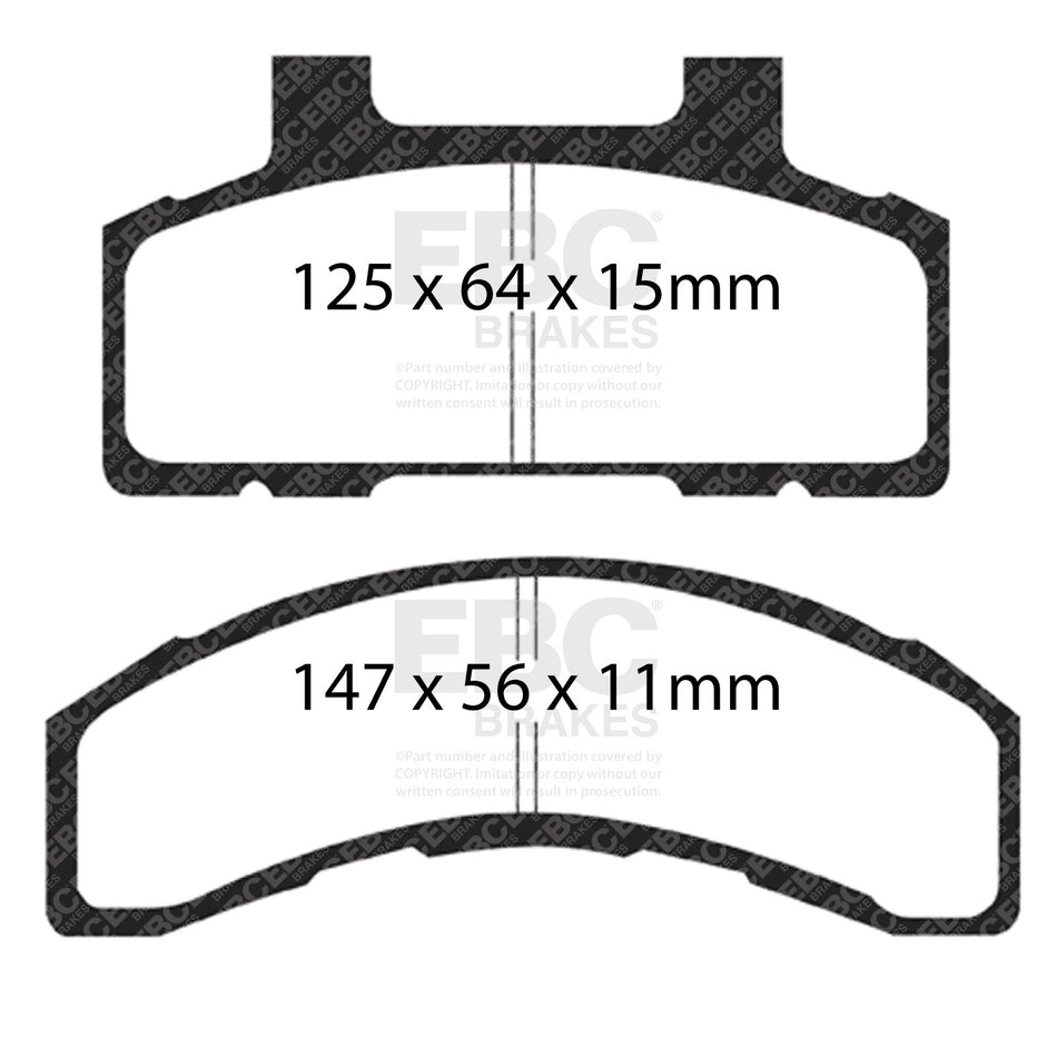 EBC Brakes Brake Pad - DP1240