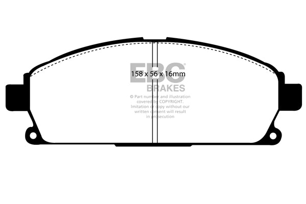 EBC Brakes Brake Pad - DP41247R