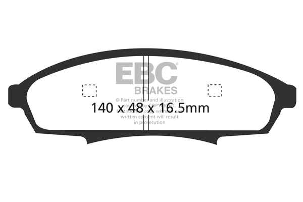 EBC Brakes Brake Pad - DP1252