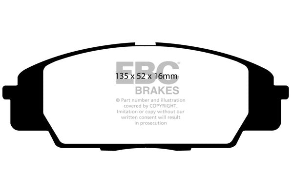 EBC Brakes Brake Pad - DP41254R