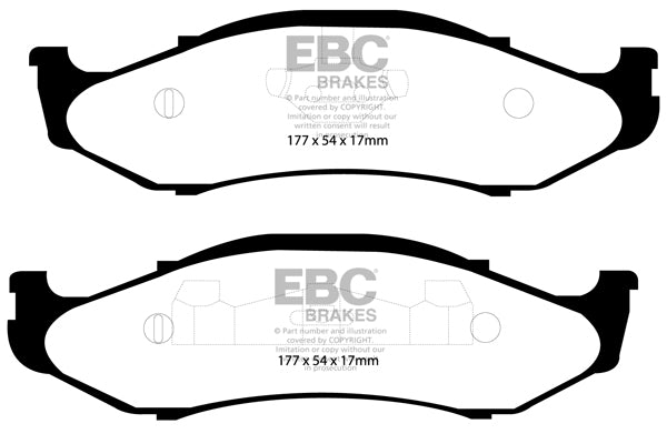EBC Brakes Brake Pad - DP1255