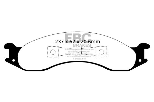 EBC Brakes Brake Pad - DP1257