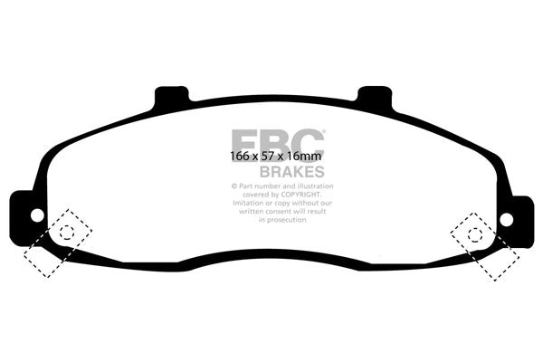 EBC Brakes Brake Pad - UD1259