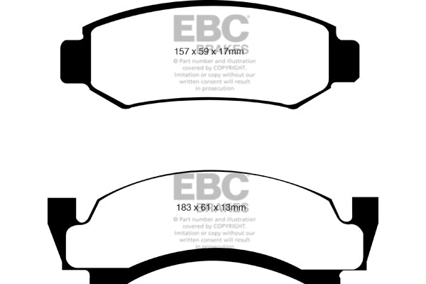EBC Brakes Brake Pad - DP1261