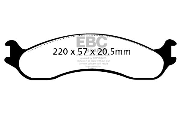 EBC Brakes Brake Pad - DP61266