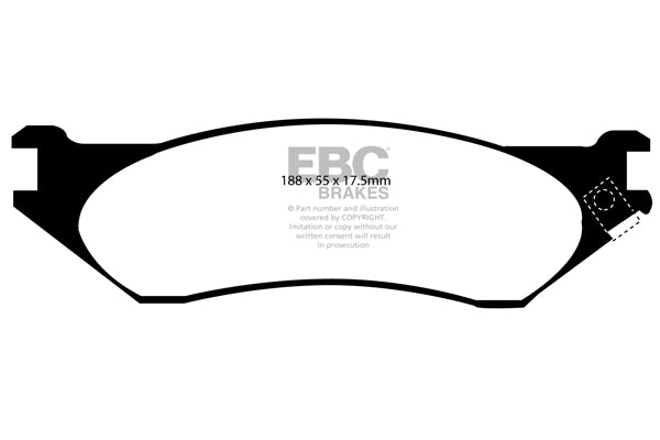 EBC Brakes Brake Pad - UD1267