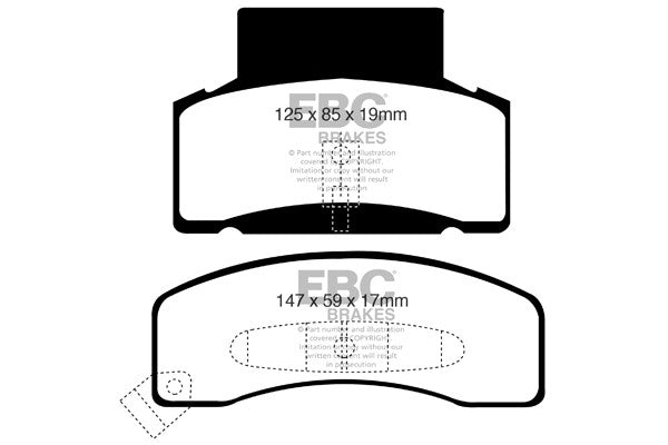 EBC Brakes Brake Pad - DP1268