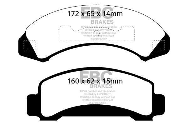EBC Brakes Brake Pad - UD1272