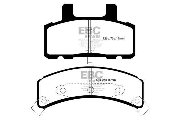 EBC Brakes Brake Pad - DP61273