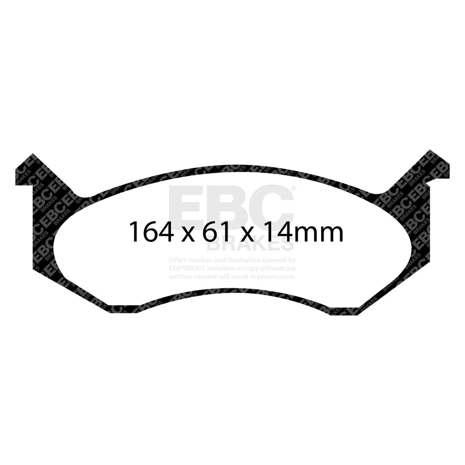 EBC Brakes Brake Pad - UD1277