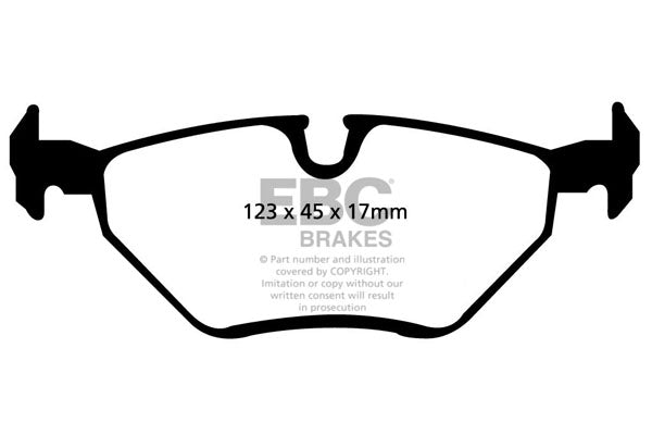 EBC Brakes Brake Pad - DP41289R