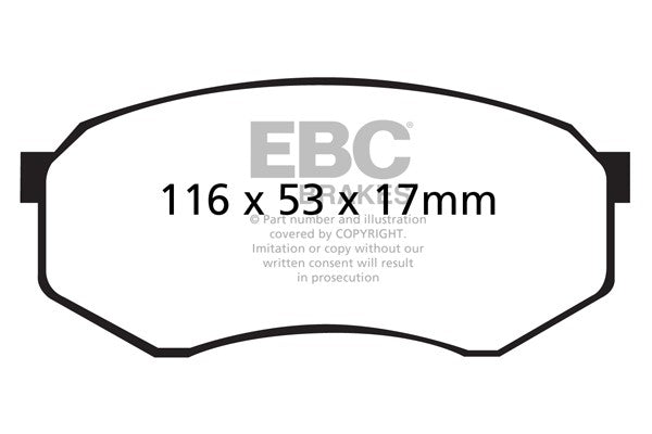 EBC Brakes Brake Pad - DP1317
