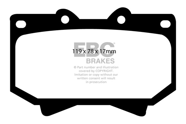 EBC Brakes Brake Pad - UD1319