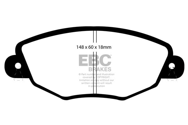 EBC Brakes Brake Pad - UD1322