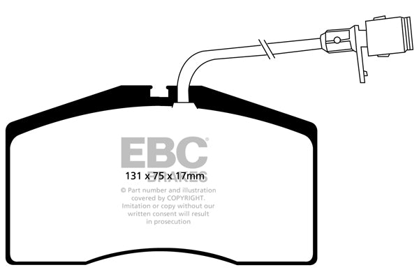 EBC Brakes Brake Pad - DP41327R