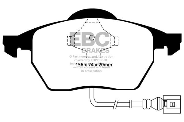 EBC Brakes Brake Pad - DP41330R