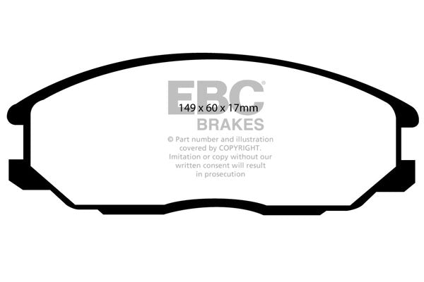 EBC Brakes Brake Pad - DP41332R