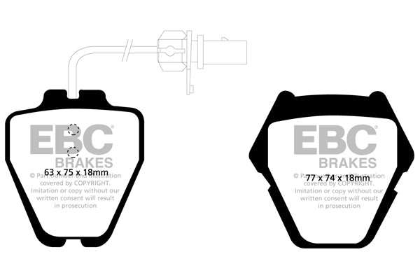 EBC Brakes Brake Pad - DP41348R