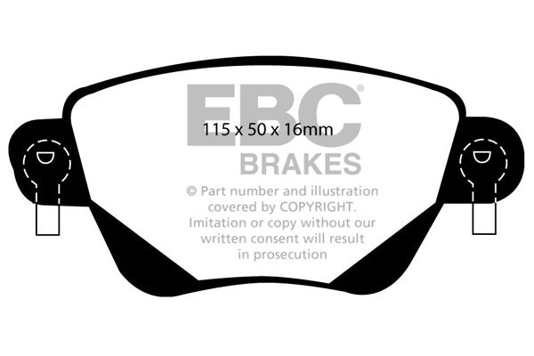 EBC Brakes Brake Pad - DP31350C
