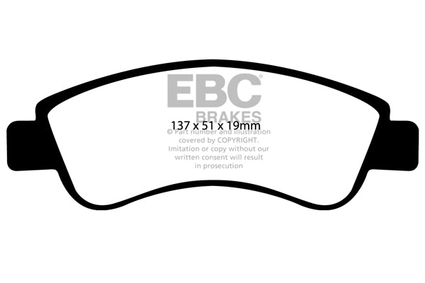 EBC Brakes Brake Pad - UD1374