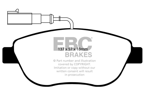 EBC Brakes Brake Pad - DP21383