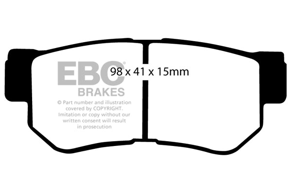 EBC Brakes Brake Pad - DP31392C