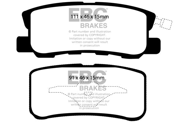 EBC Brakes Brake Pad - DP1407