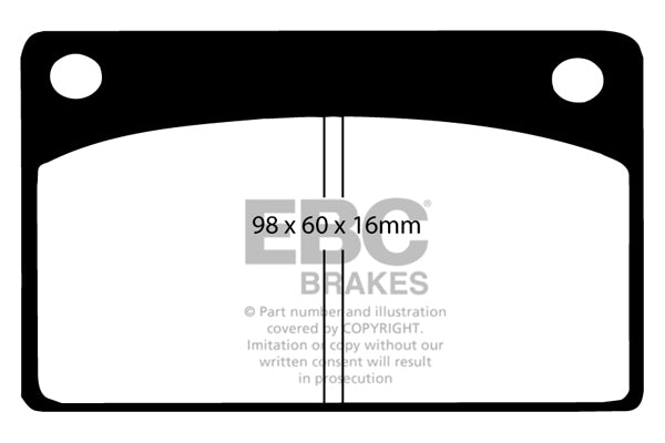 EBC Brakes Brake Pad - DP4143R