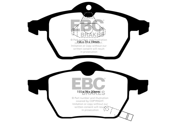 EBC Brakes Brake Pad - DP31443C