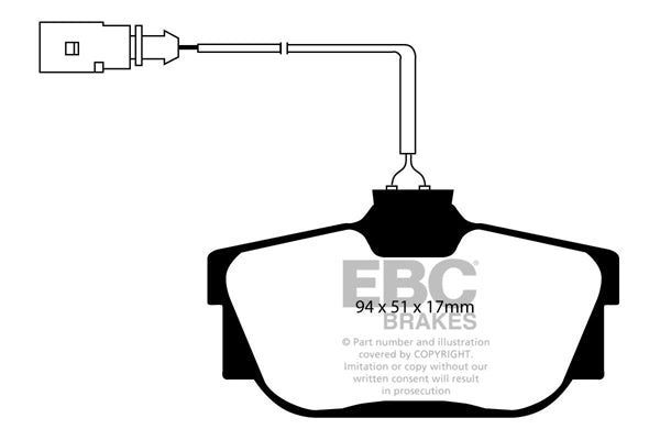 EBC Brakes Brake Pad - DP1445