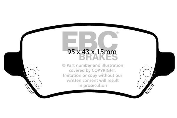 EBC Brakes Brake Pad - UD1447