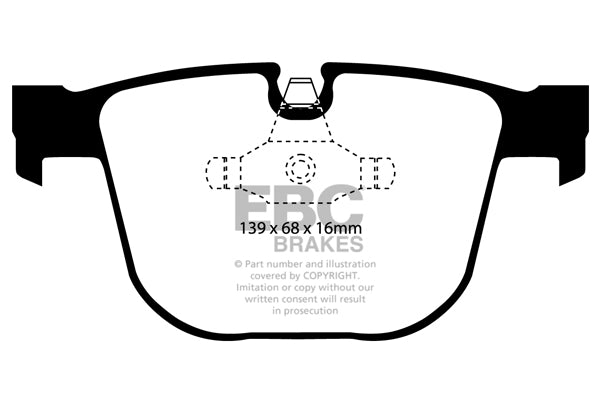 EBC Brakes Brake Pad - DP41451R