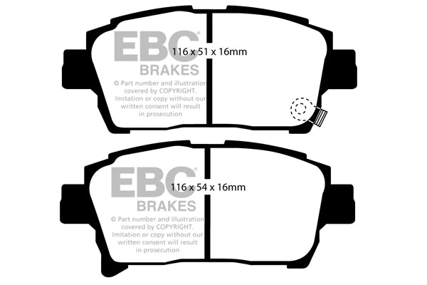 EBC Brakes Brake Pad - DP51459NDX