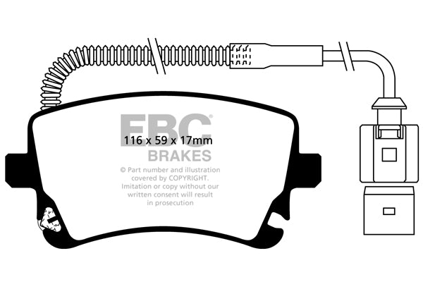 EBC Brakes Brake Pad - DP1470