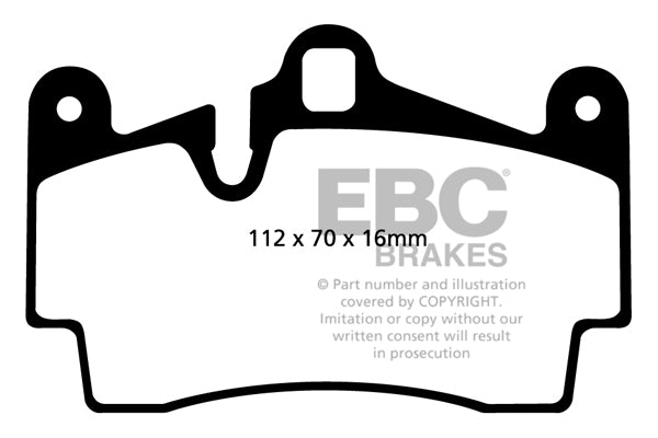 EBC Brakes Brake Pad - DP1474