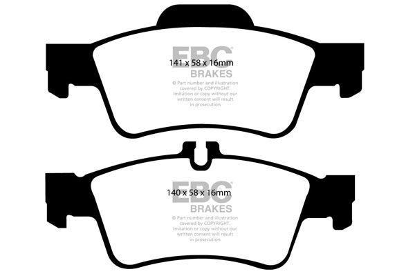 EBC Brakes Brake Pad - DP31491C