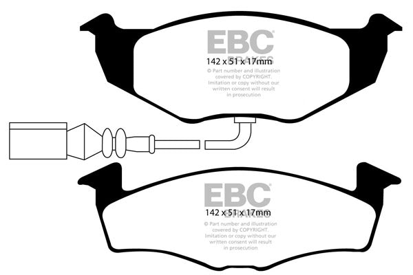 EBC Brakes Brake Pad - UD1498