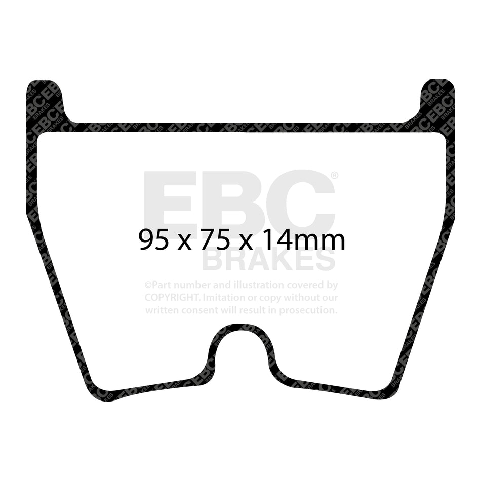 EBC Brakes Brake Pad - DP81513.14SR21
