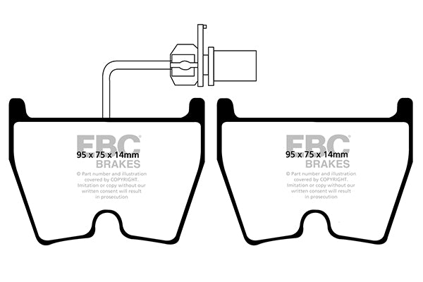EBC Brakes Brake Pad - DP41513/3R
