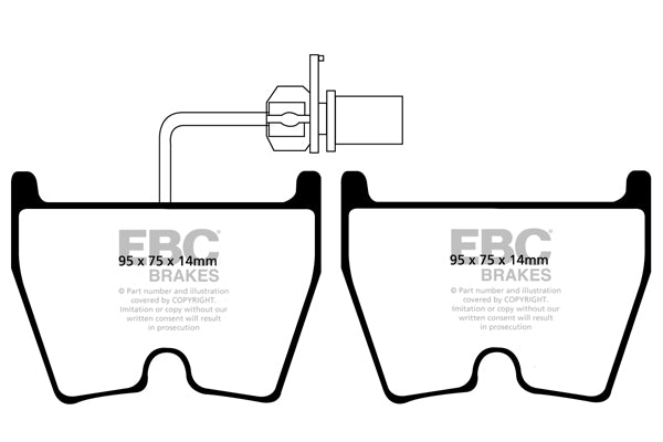EBC Brakes Brake Pad - DP81513.14SR11