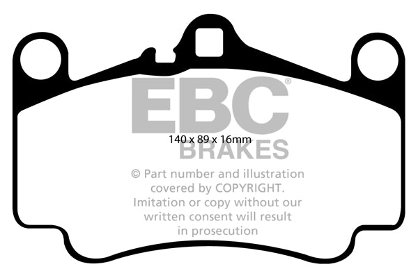 EBC Brakes Brake Pad - DP41515R