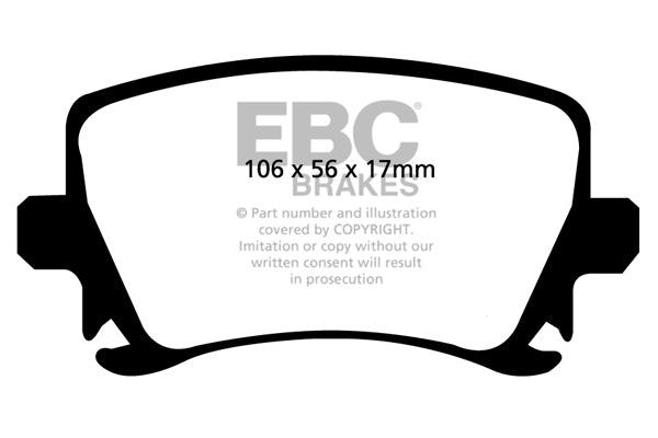 EBC Brakes Brake Pad - DP81518RPX