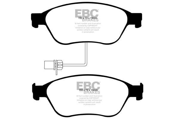 EBC Brakes Brake Pad - DP41535R