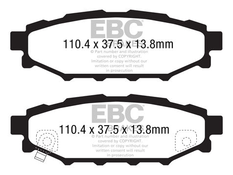 EBC Brakes Brake Pad - DP21584