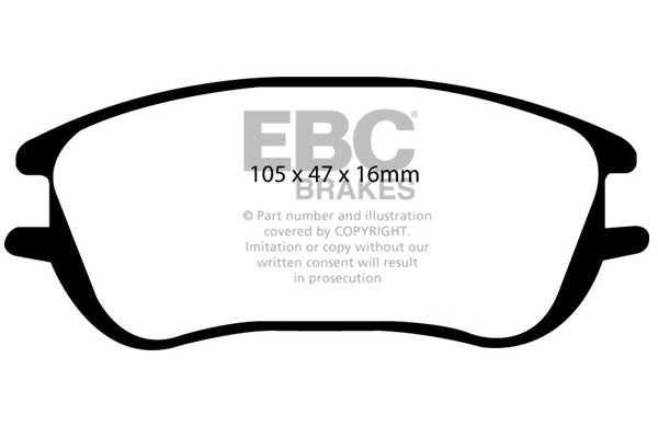 EBC Brakes Brake Pad - UD1596