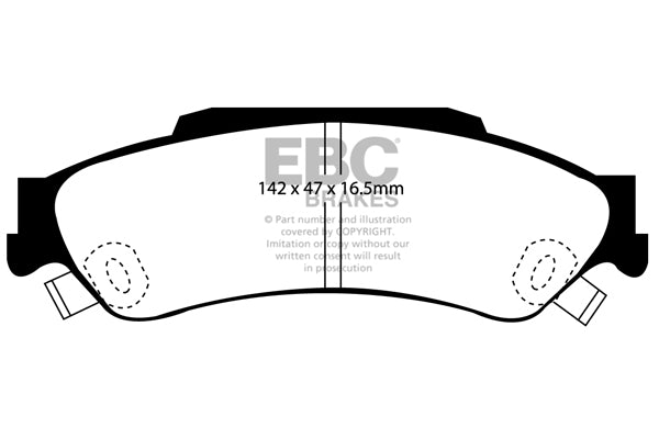 EBC Brakes Brake Pad - DP61602