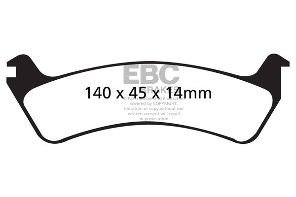 EBC Brakes Brake Pad - UD1608
